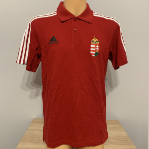 Adidas miTeam Magyarország férfi galléros póló ×meggypiros× M