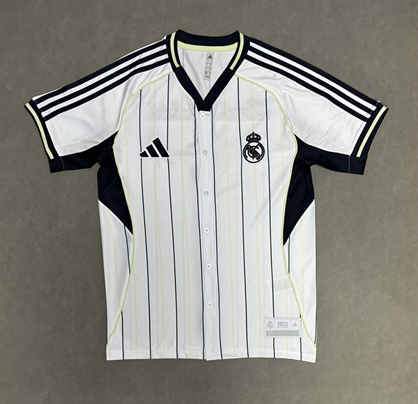 Real Madrid férfi baseball ing 2025 ×4XL-ig×