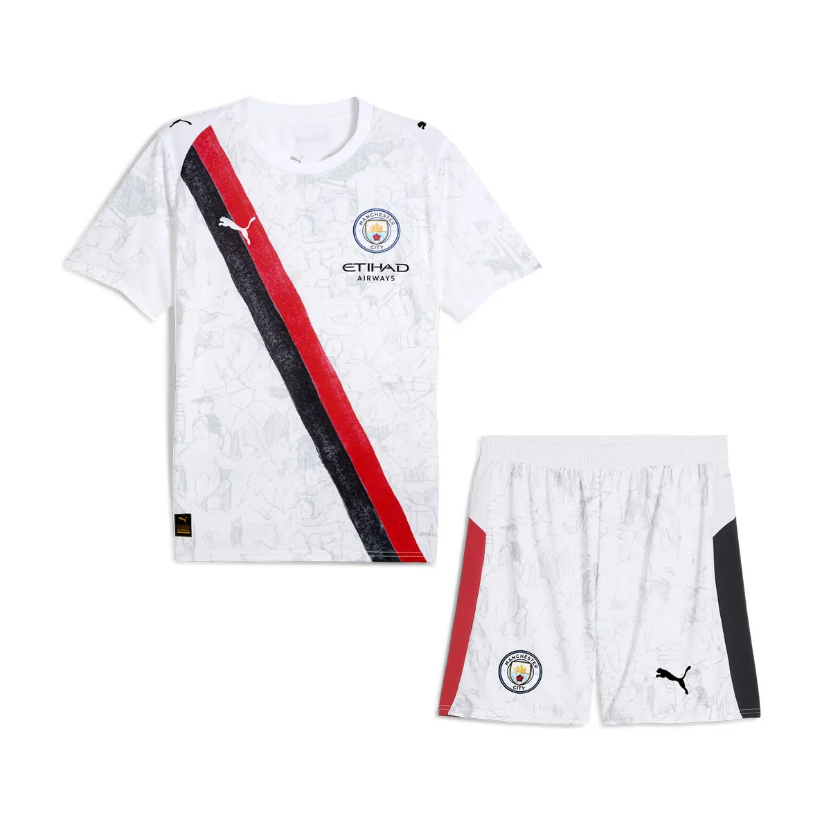 Manchester City gyerek mez+nadrág 2025/26 ×KidSuper-több színben×