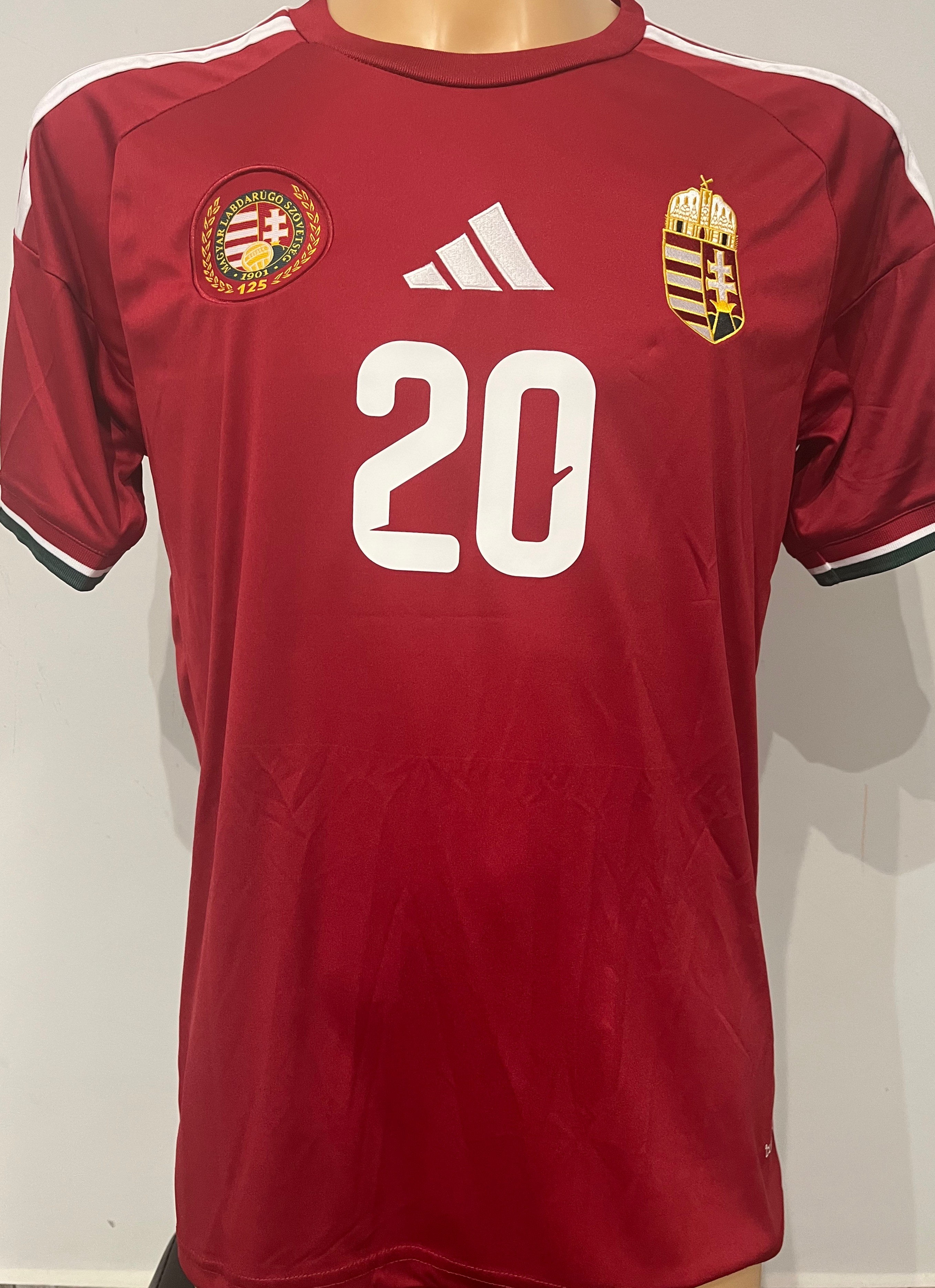 Magyarország férfi szurkolói mez 2026 ×hazai-WCQ26 logó+Sallai #20× M